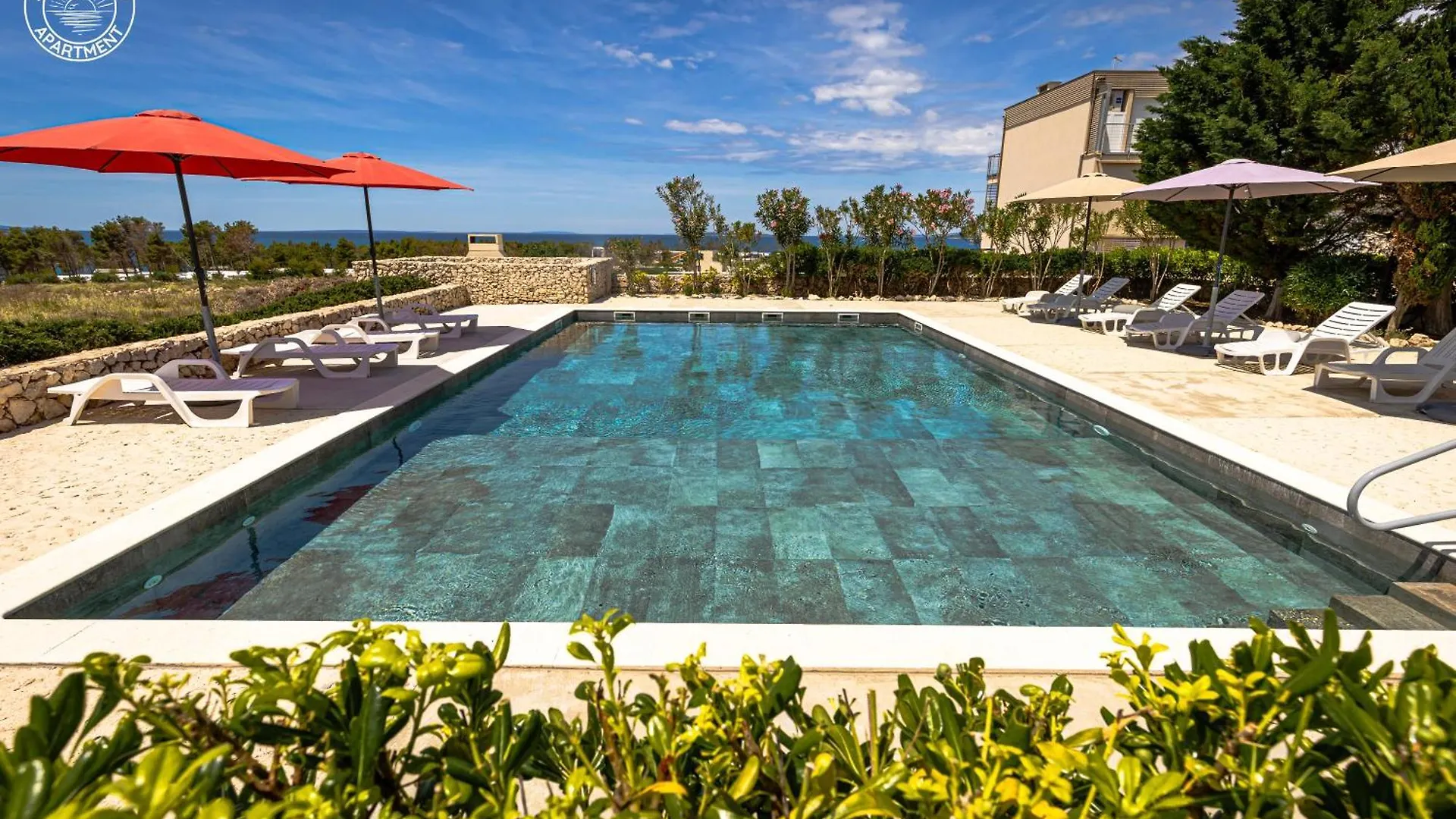 Modern Two Bedroom Apartment With Amazing Sea View And Pool بوفليانا